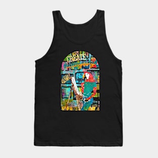 Create Everyday Macaw Artist Painting Tank Top